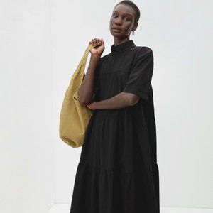 Everlane Tiered Mockneck Dress